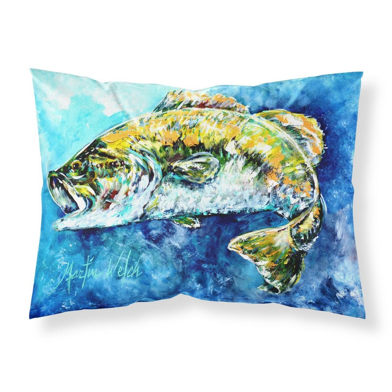 Bobby Bass Fabric Standard Pillowcase  Artistic Decorative Front, White Back MW1210PILLOWCASE